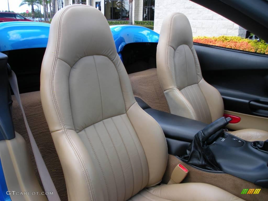 2000 Corvette Convertible - Nassau Blue Metallic / Light Oak photo #19