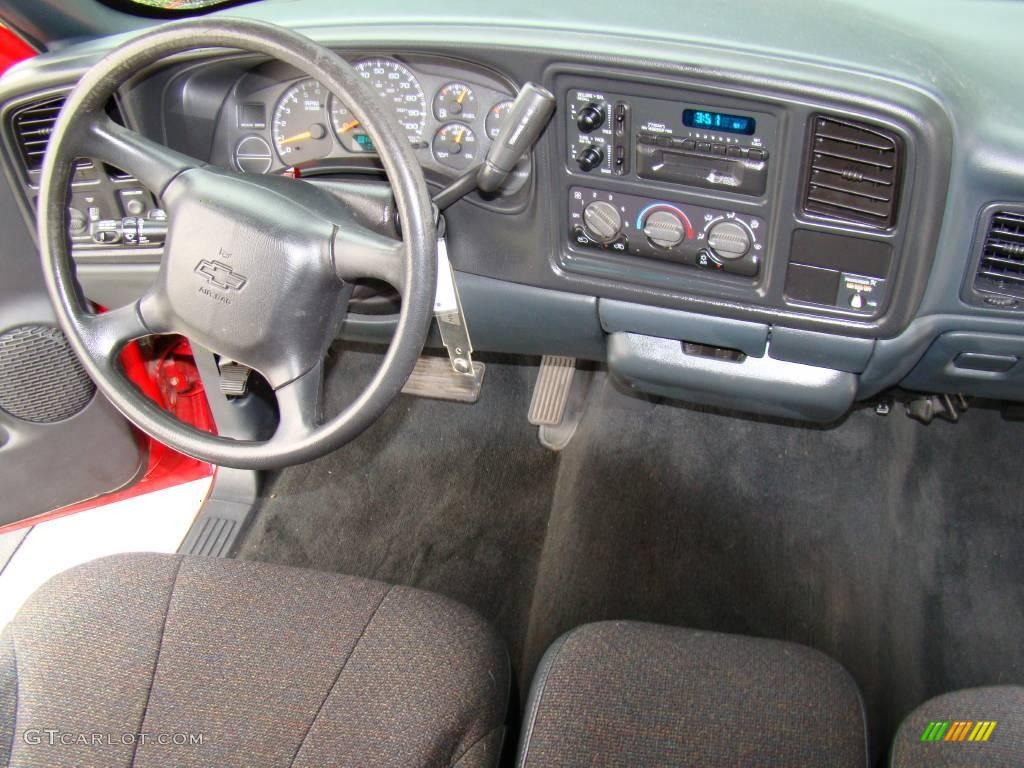 2000 Silverado 1500 Regular Cab - Victory Red / Graphite photo #12