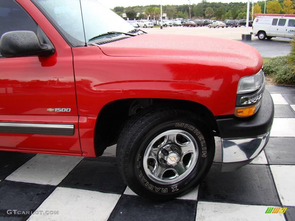 2000 Silverado 1500 Regular Cab - Victory Red / Graphite photo #20