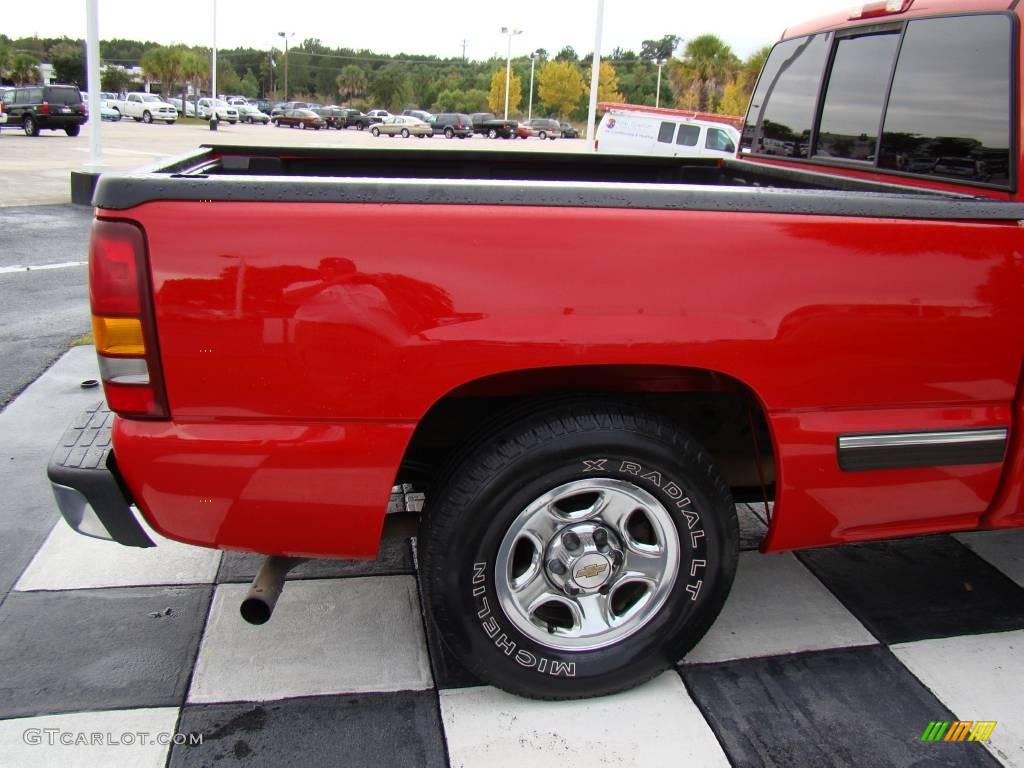 2000 Silverado 1500 Regular Cab - Victory Red / Graphite photo #23