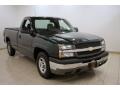 2004 Dark Green Metallic Chevrolet Silverado 1500 Regular Cab  photo #1