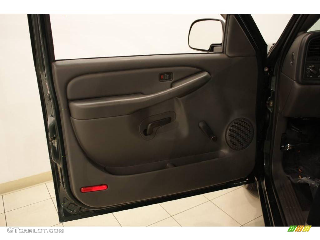 2004 Silverado 1500 Regular Cab - Dark Green Metallic / Dark Charcoal photo #7