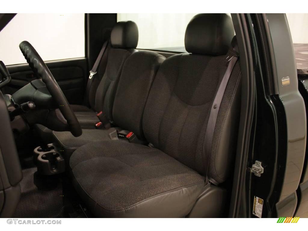2004 Silverado 1500 Regular Cab - Dark Green Metallic / Dark Charcoal photo #8