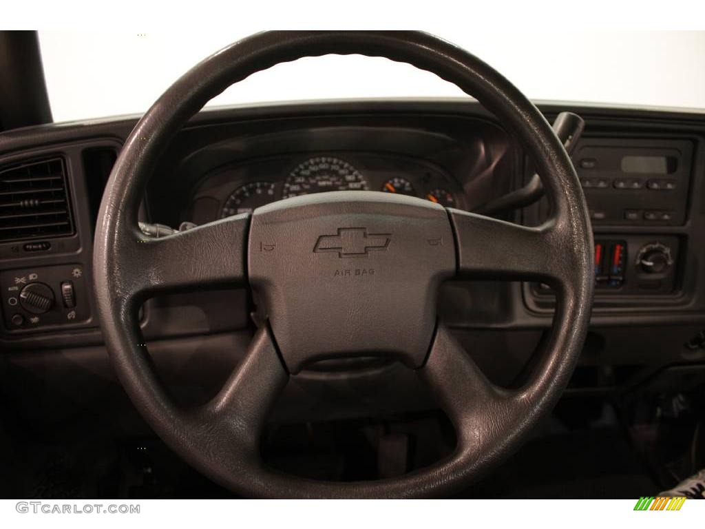 2004 Silverado 1500 Regular Cab - Dark Green Metallic / Dark Charcoal photo #9