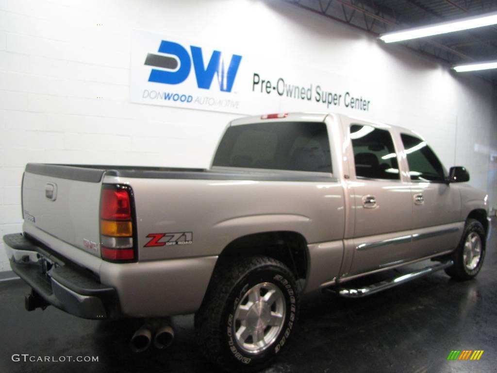 2006 Sierra 1500 SLT Crew Cab 4x4 - Silver Birch Metallic / Pewter photo #4