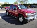 2005 Dark Cherry Red Metallic Chevrolet Colorado LS Crew Cab  photo #4