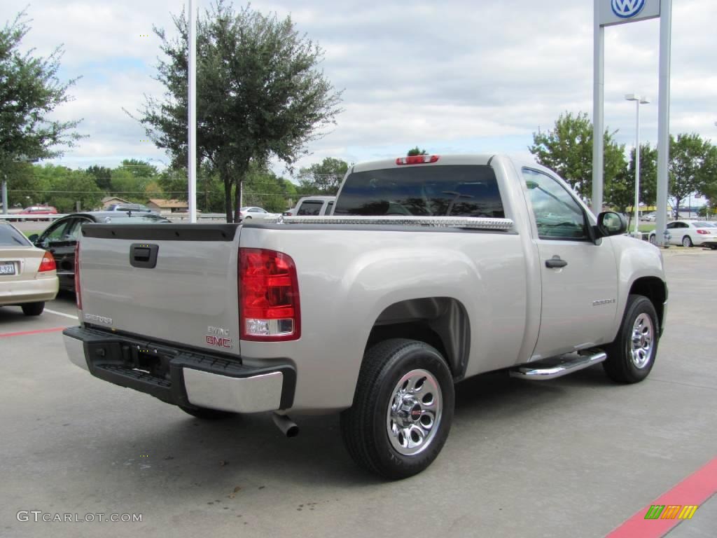 2008 Sierra 1500 Regular Cab - Silver Birch Metallic / Dark Titanium photo #5