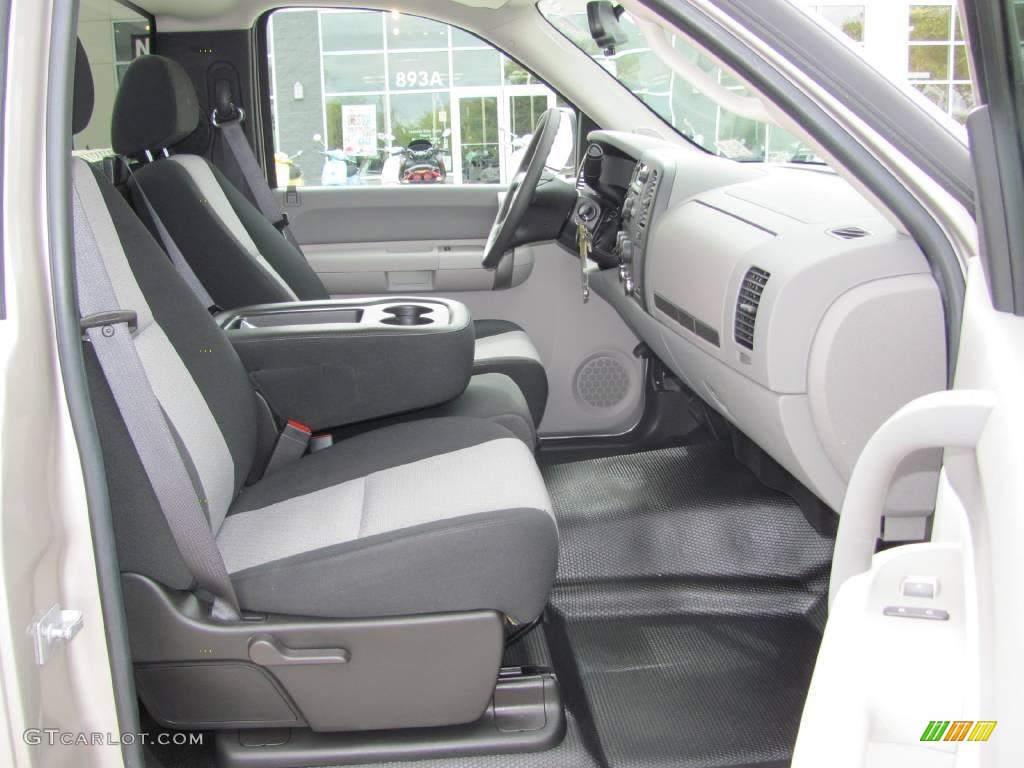 2008 Sierra 1500 Regular Cab - Silver Birch Metallic / Dark Titanium photo #10
