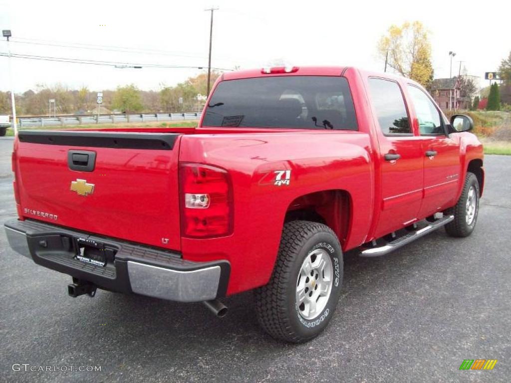 2009 Silverado 1500 LT Z71 Crew Cab 4x4 - Victory Red / Ebony photo #3