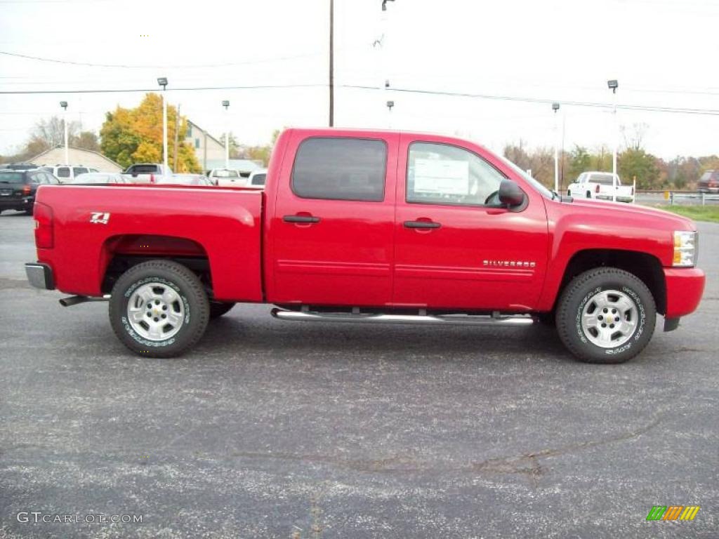 2009 Silverado 1500 LT Z71 Crew Cab 4x4 - Victory Red / Ebony photo #5