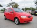 Victory Red - Aveo LS Hatchback Photo No. 7