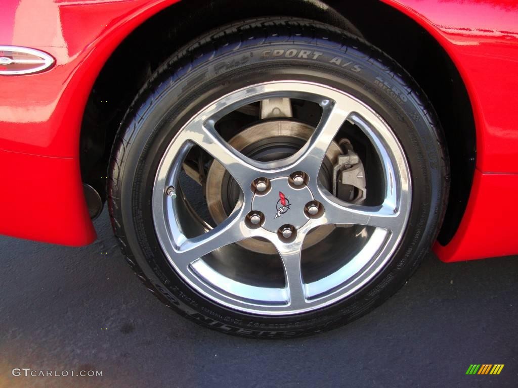 2004 Corvette Convertible - Torch Red / Black photo #11