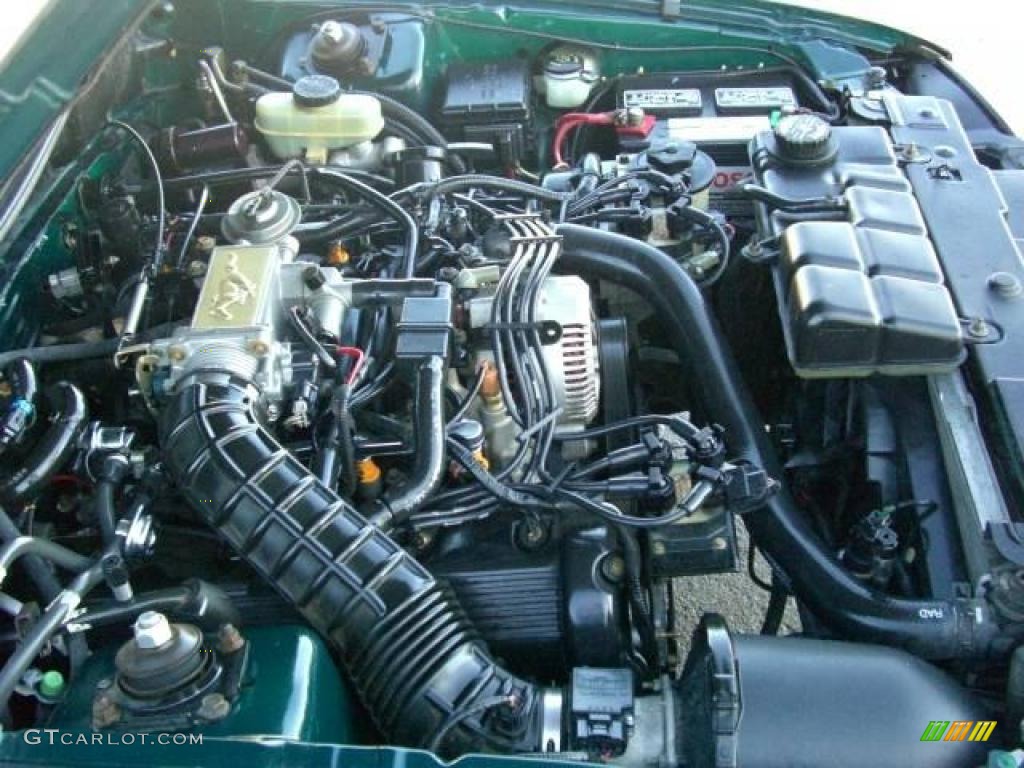 1998 Mustang GT Convertible - Dark Green Satin Metallic / Saddle photo #46