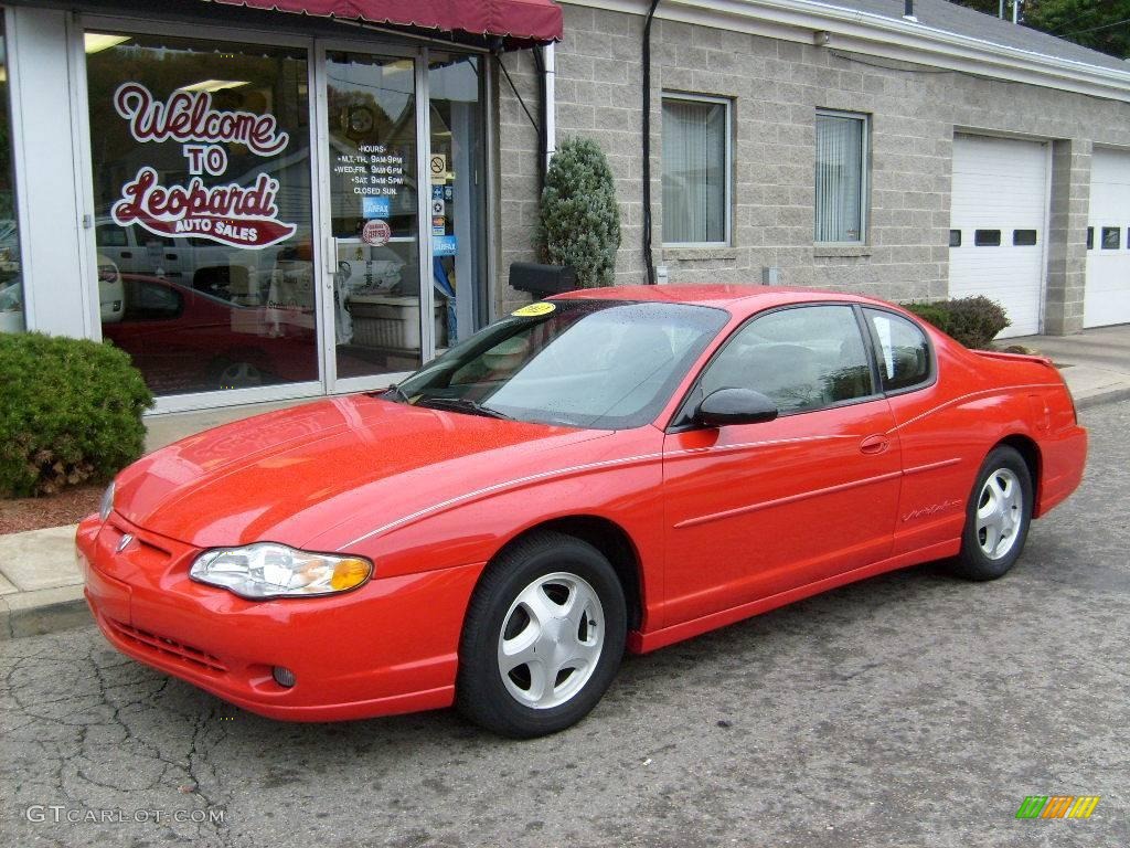 2002 Monte Carlo SS - Bright Red / Medium Gray photo #1