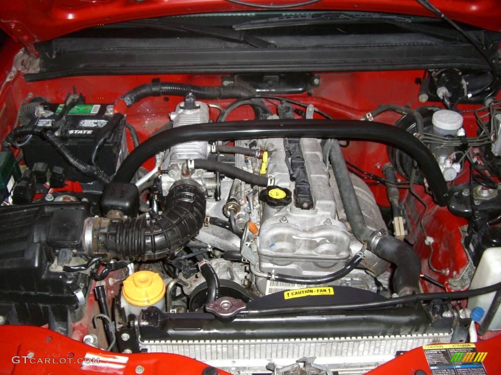 2002 Tracker 4WD Convertible - Wildfire Red / Medium Gray photo #58