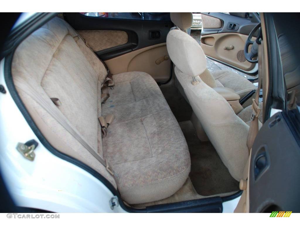 1998 Neon Highline Sedan - Bright White / Camel photo #12