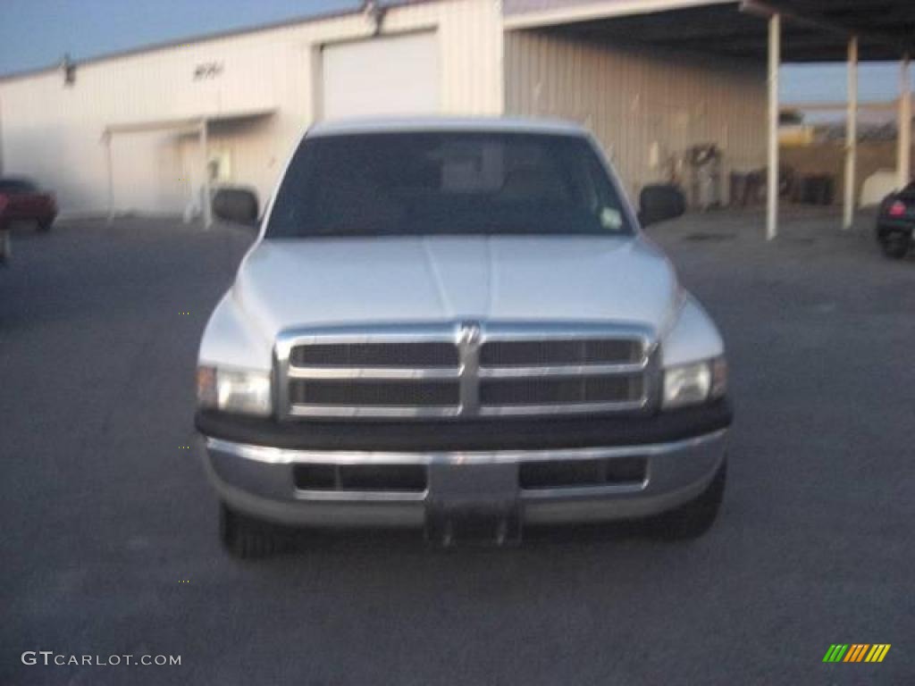 1999 Ram 1500 ST Extended Cab - Bright White / Agate Black photo #2