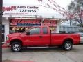 2005 Red Clearcoat Ford F250 Super Duty Lariat SuperCab 4x4  photo #1