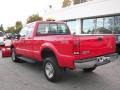 2006 Red Clearcoat Ford F350 Super Duty XL SuperCab 4x4  photo #2