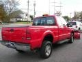 2006 Red Clearcoat Ford F350 Super Duty XL SuperCab 4x4  photo #3