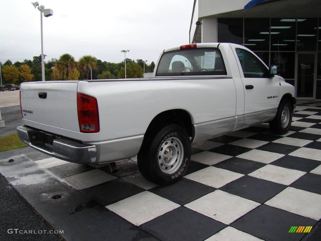 2004 Ram 1500 ST Regular Cab - Bright White / Dark Slate Gray photo #6