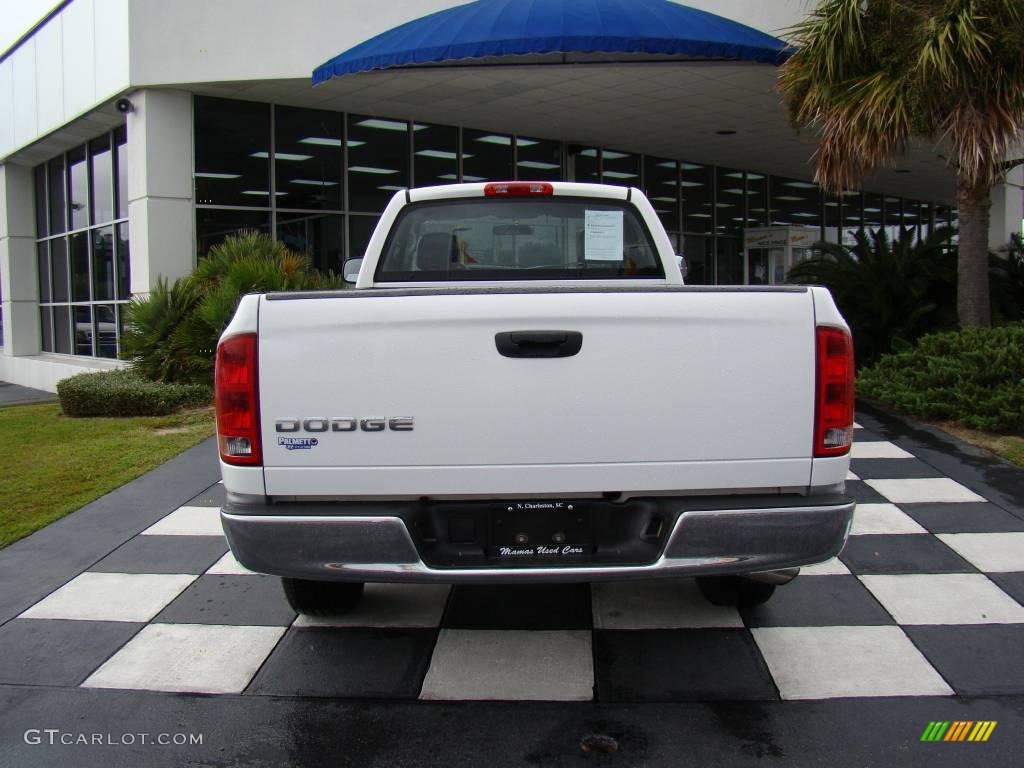 2004 Ram 1500 ST Regular Cab - Bright White / Dark Slate Gray photo #7