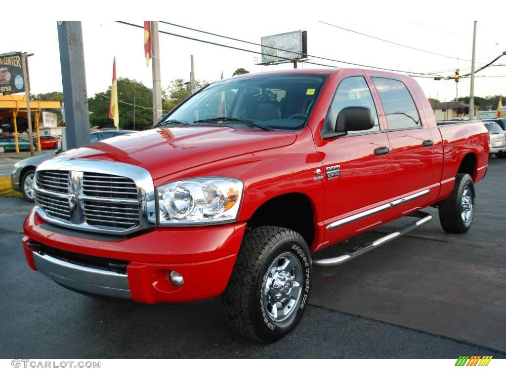 Flame Red Dodge Ram 2500