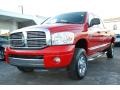 2007 Flame Red Dodge Ram 2500 Laramie Mega Cab 4x4  photo #7