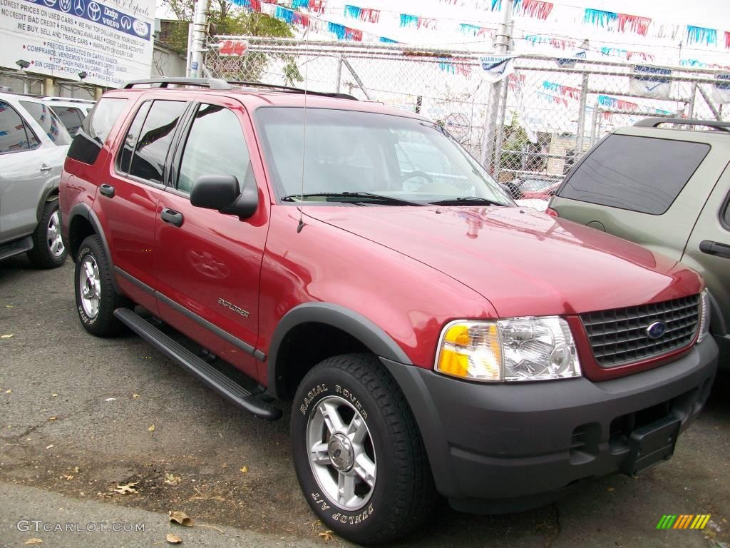 2004 Explorer XLS 4x4 - Redfire Metallic / Medium Parchment photo #2