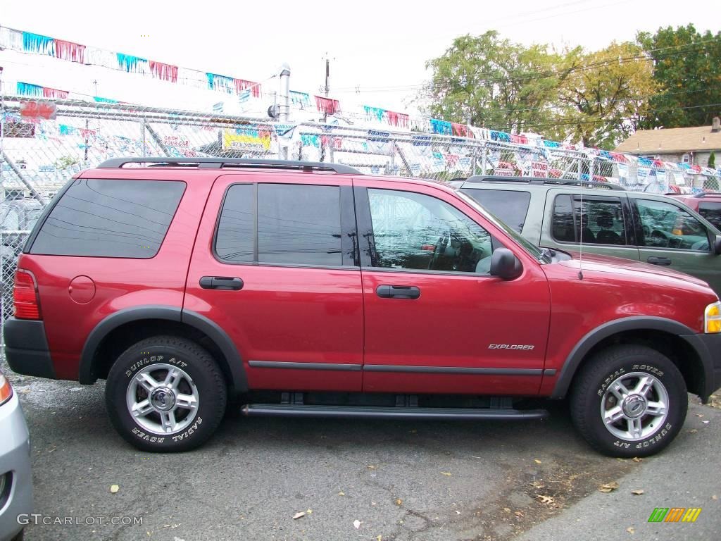 2004 Explorer XLS 4x4 - Redfire Metallic / Medium Parchment photo #3