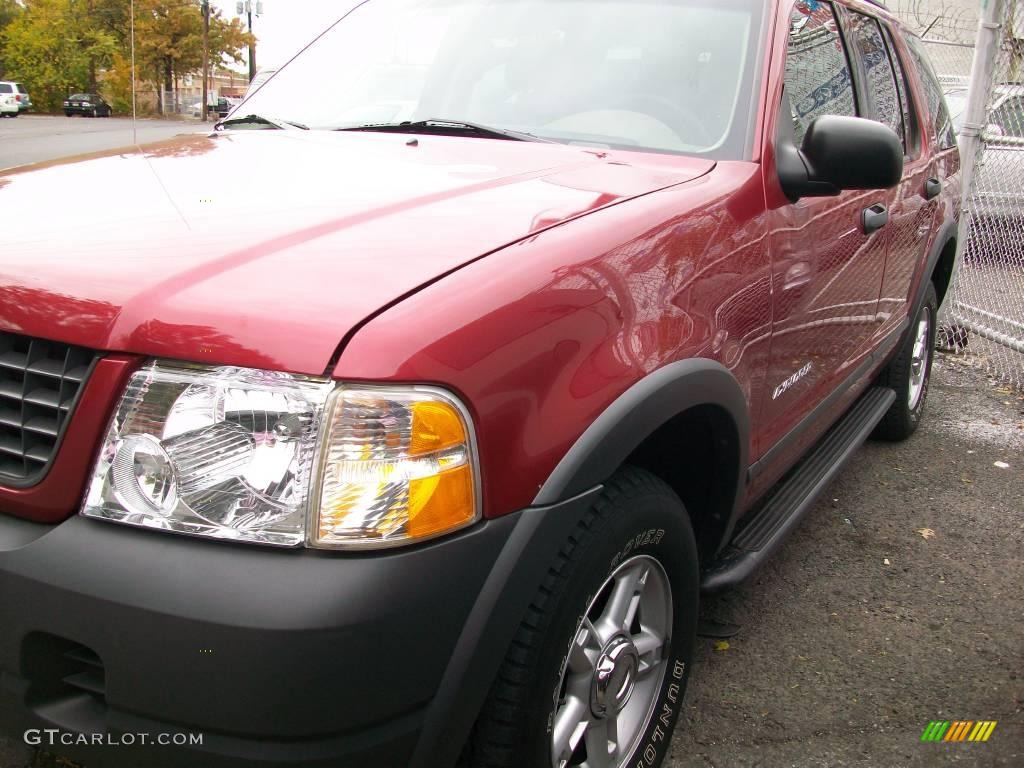 2004 Explorer XLS 4x4 - Redfire Metallic / Medium Parchment photo #5