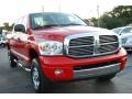 2007 Flame Red Dodge Ram 2500 Laramie Mega Cab 4x4  photo #12