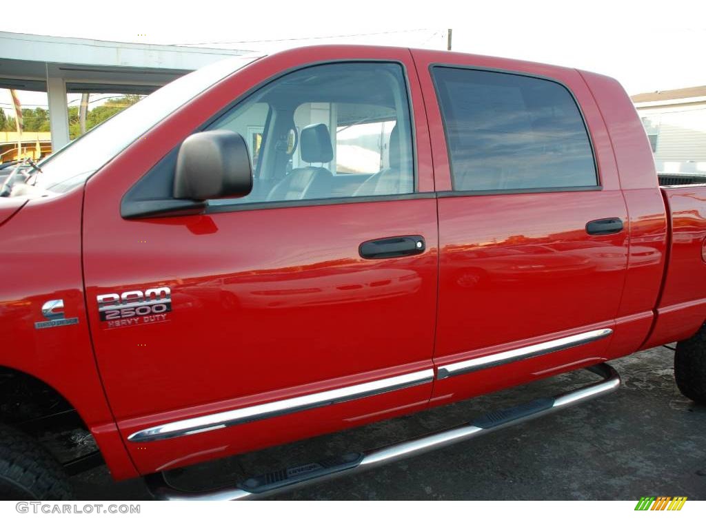 Flame Red 2007 Dodge Ram 2500 Laramie Mega Cab 4x4 Exterior Photo #20331047