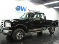 2005 Black Ford F250 Super Duty XLT SuperCab 4x4  photo #2