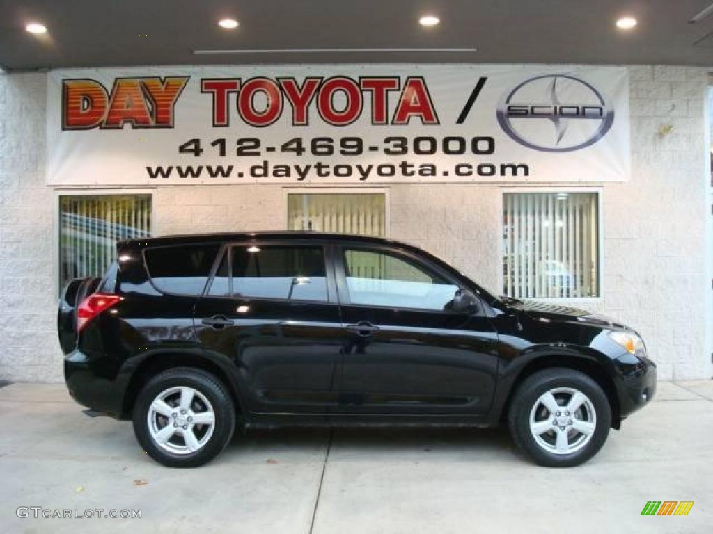 2008 RAV4 4WD - Black / Ash photo #1