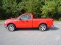 2007 Bright Red Ford F150 XLT Regular Cab  photo #8