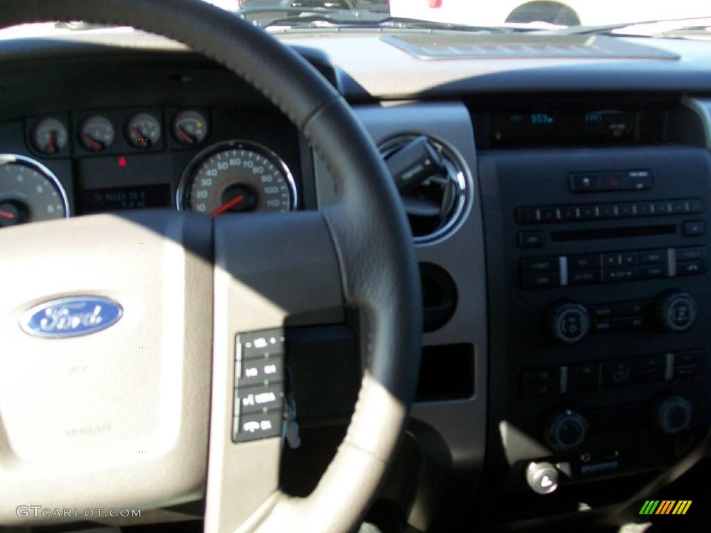 2010 F150 XLT SuperCrew - Dark Blue Pearl Metallic / Medium Stone photo #3