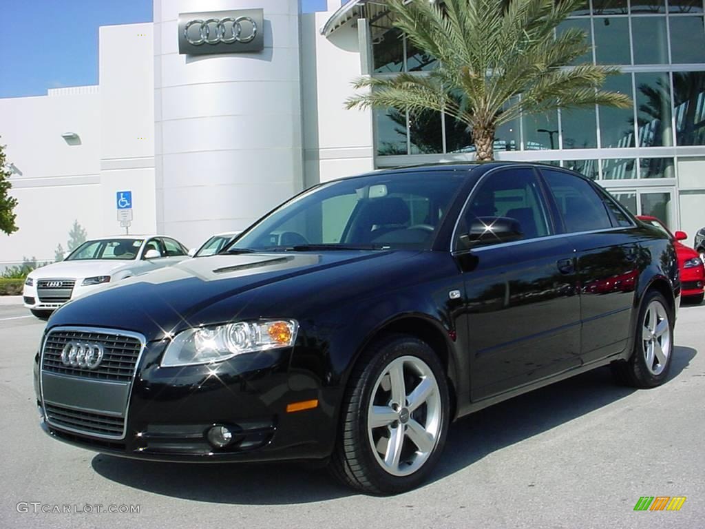2007 A4 3.2 Sedan - Brilliant Black / Ebony photo #1