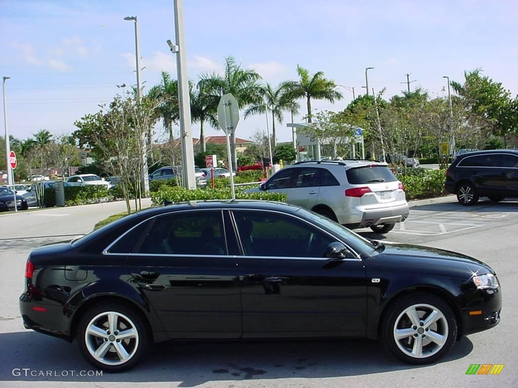 2007 A4 3.2 Sedan - Brilliant Black / Ebony photo #6