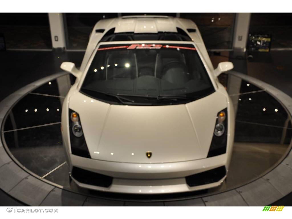 2008 Gallardo Spyder - Balloon White / Nero Perseus photo #2