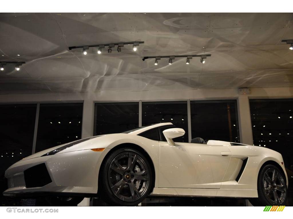 2008 Gallardo Spyder - Balloon White / Nero Perseus photo #29