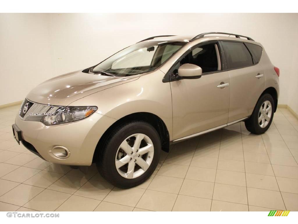 2009 Murano S AWD - Saharan Stone Metallic / Black photo #3