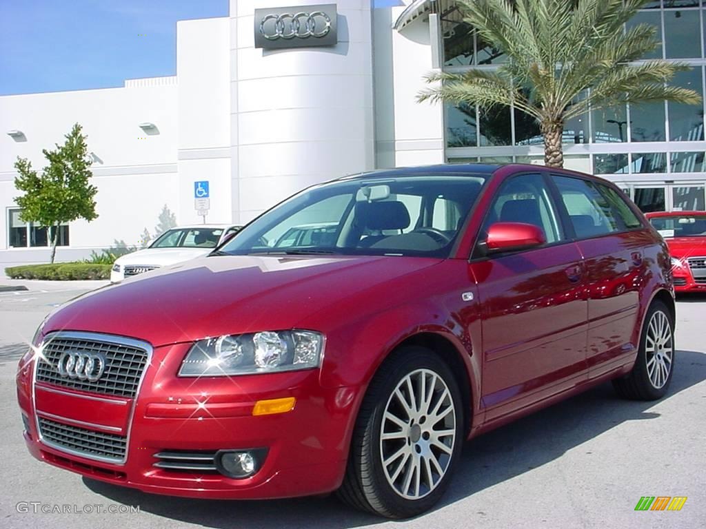 Garnet Red Pearl Audi A3