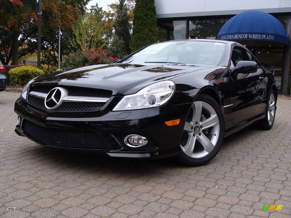 Black Mercedes-Benz SL