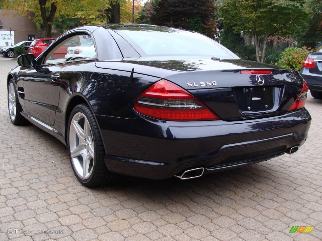Majestic Black Metallic 2009 Mercedes-Benz SL 550 Roadster Exterior Photo #20340237