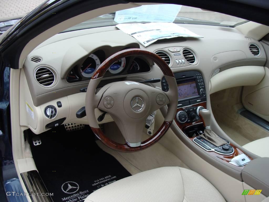 2009 Mercedes-Benz SL 550 Roadster Stone Dashboard Photo #20340405