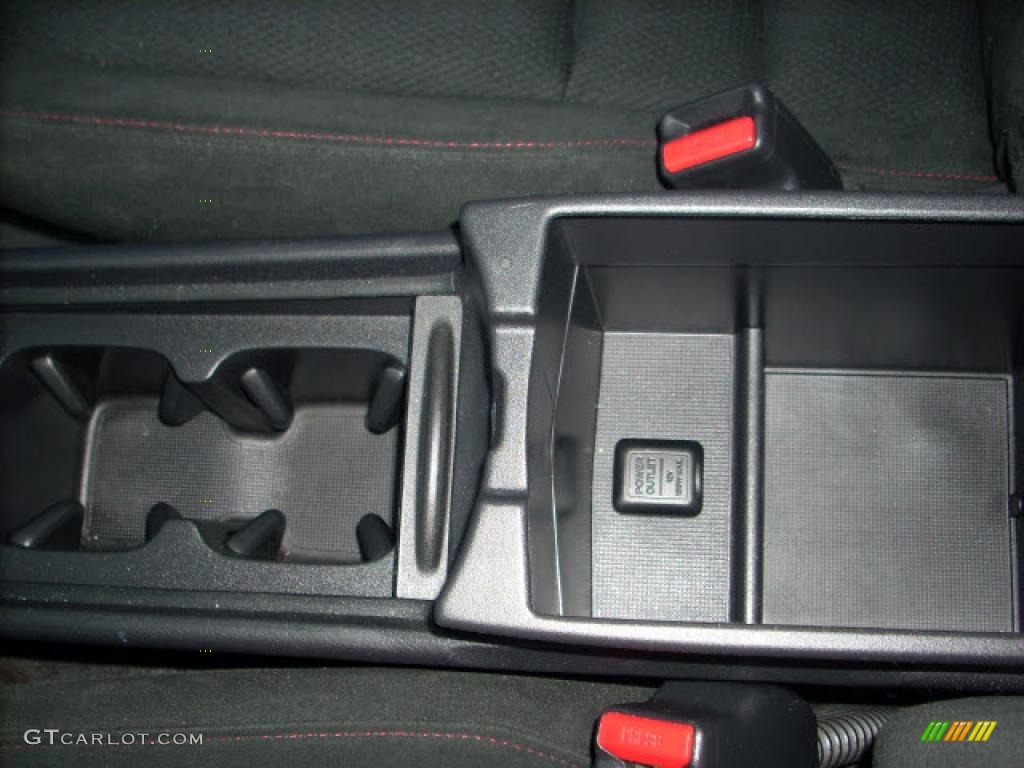 2007 Civic Si Coupe - Galaxy Gray Metallic / Black photo #15