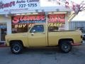 1977 Colonial Yellow Chevrolet C/K K10 Custom Deluxe Regular Cab 4x4  photo #1