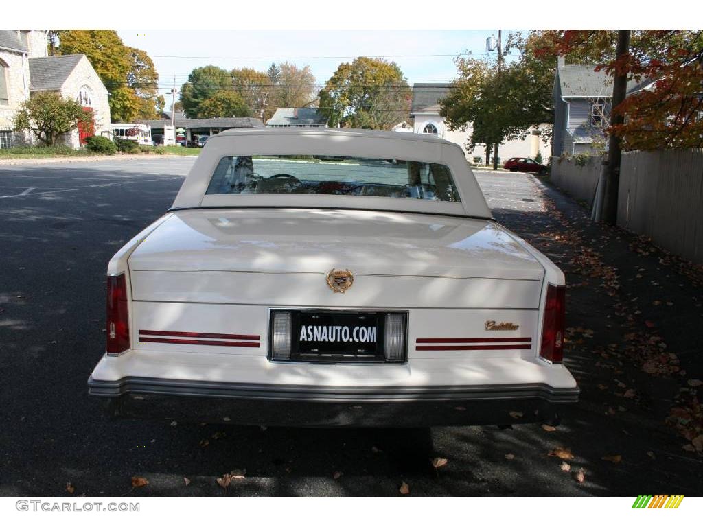 1987 DeVille Coupe - White / Dark Sapphire Blue photo #5