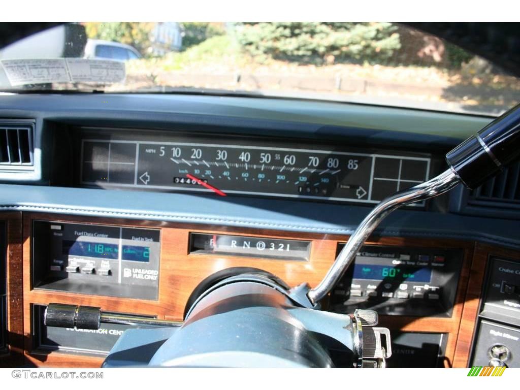 1987 DeVille Coupe - White / Dark Sapphire Blue photo #7
